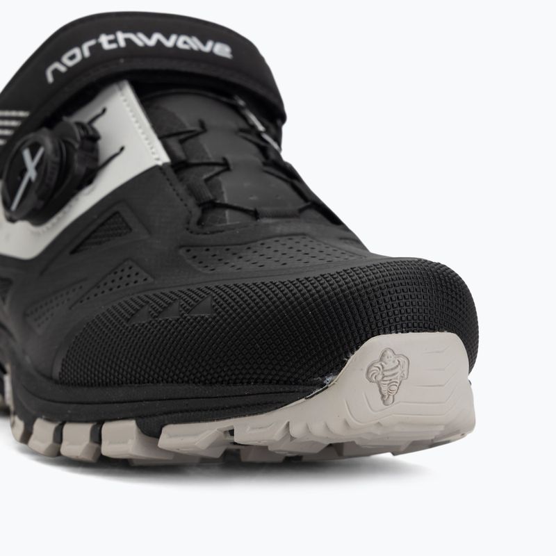Férfi MTB kerékpáros cipő Northwave Spider Plus 3 black/light grey 7