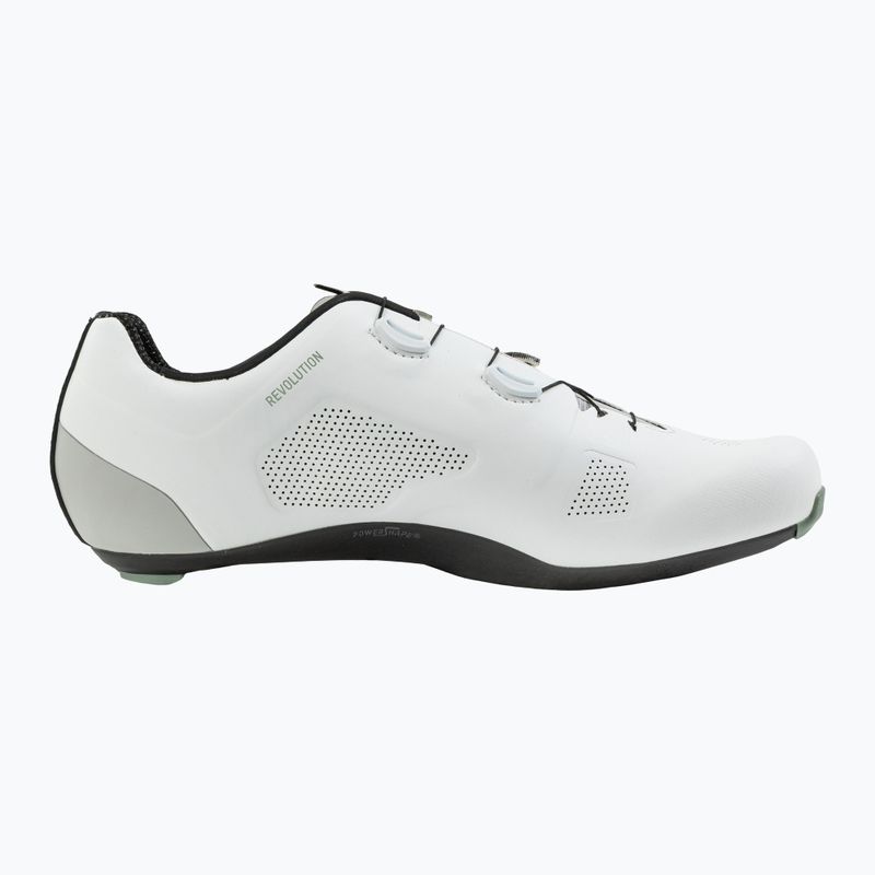 Férfi országúti kerékpáros cipő Northwave Revolution white/light grey 2