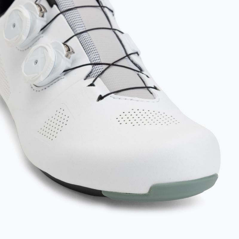 Férfi országúti kerékpáros cipő Northwave Revolution white/light grey 7