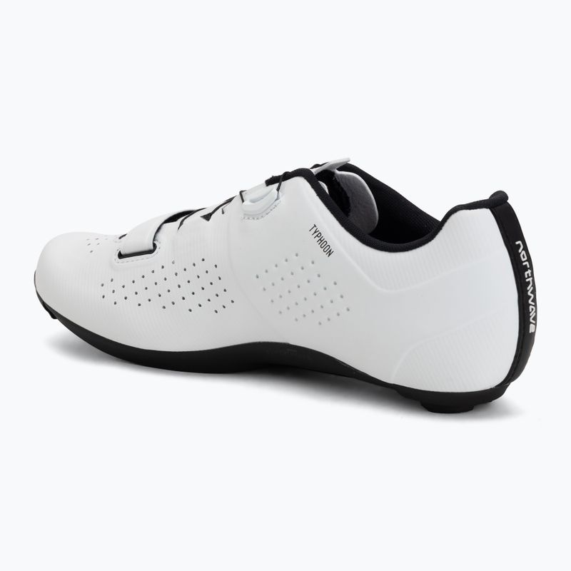 Férfi országúti kerékpáros cipő Northwave Typhoon white 3