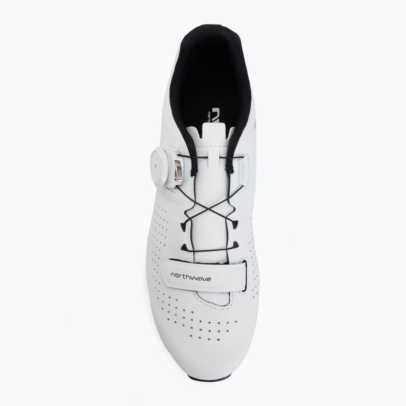 Férfi országúti kerékpáros cipő Northwave Typhoon white 5