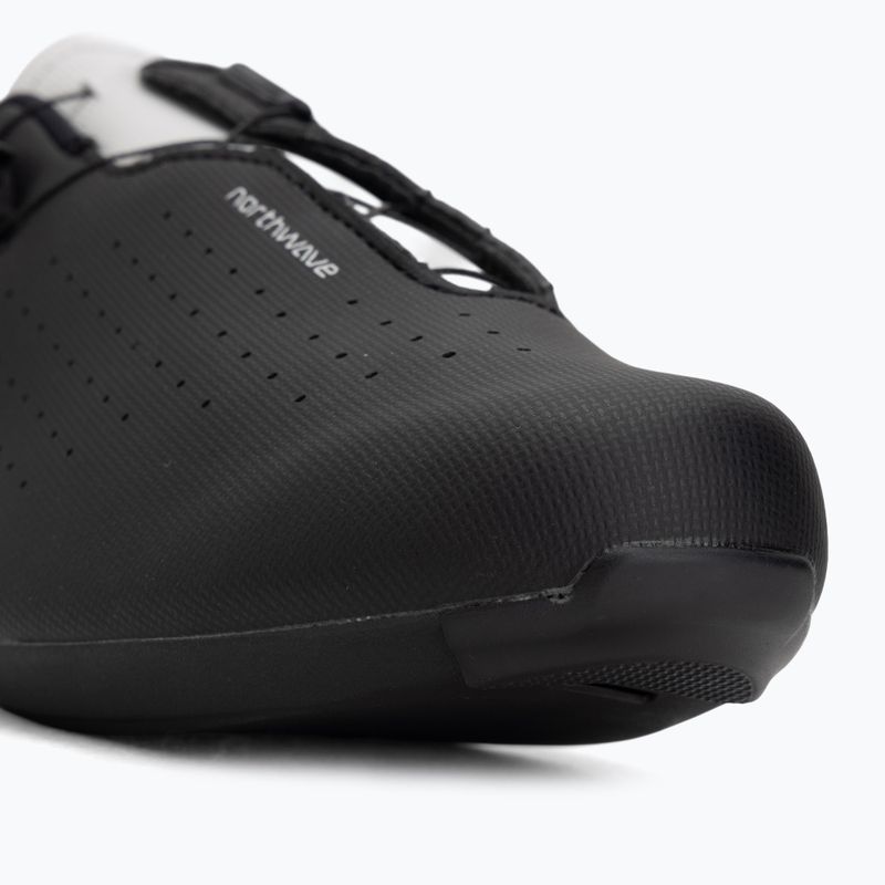 Férfi országúti kerékpáros cipő Northwave Sonic Plus black/light grey 7