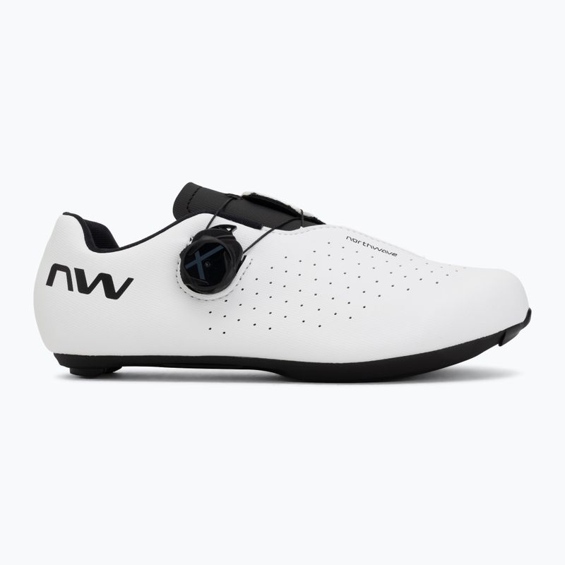 Férfi országúti kerékpáros cipő Northwave Sonic Plus white/black 2