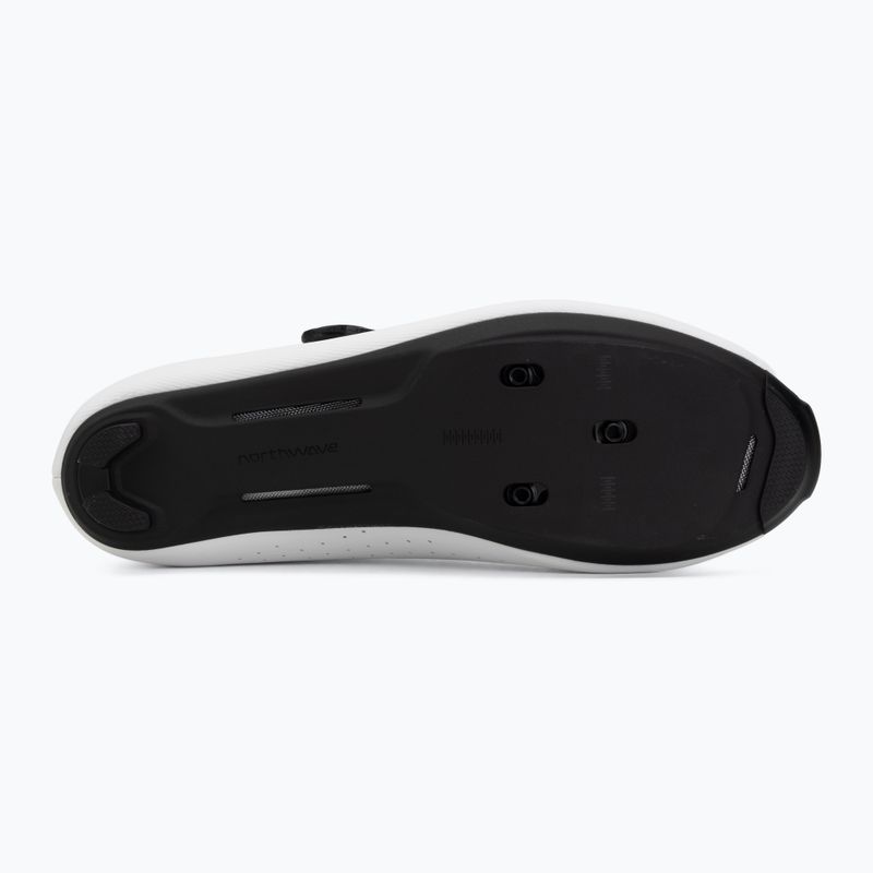 Férfi országúti kerékpáros cipő Northwave Sonic Plus white/black 4