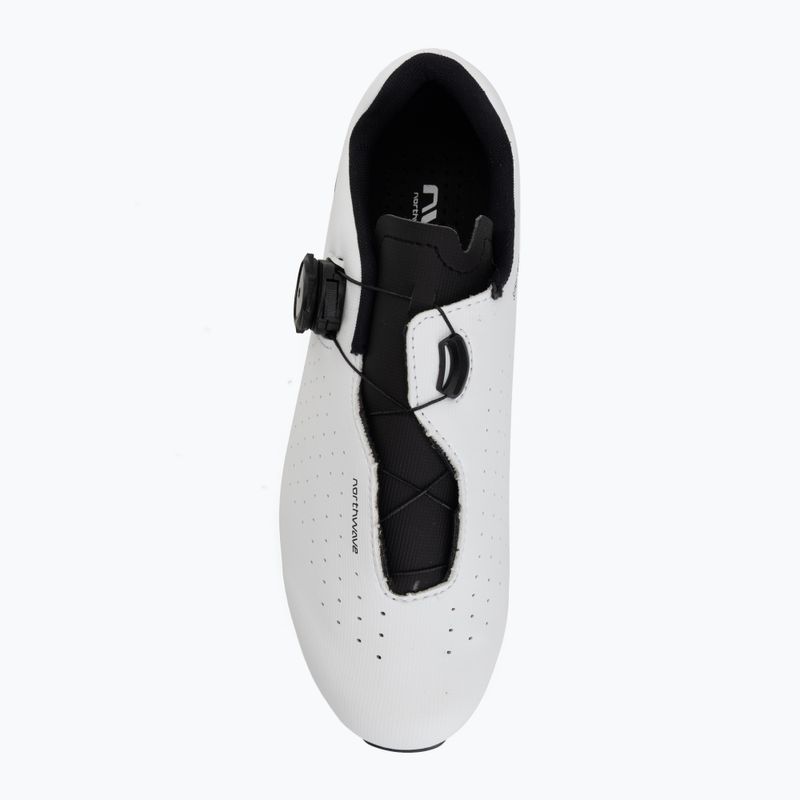 Férfi országúti kerékpáros cipő Northwave Sonic Plus white/black 5