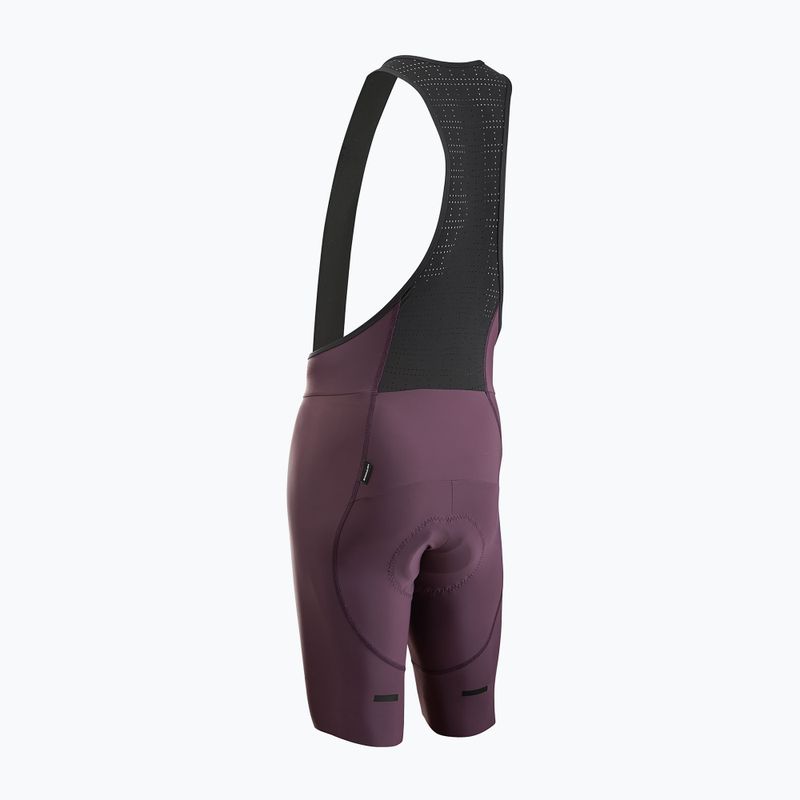 Férfi kerékpáros rövidnadrág Northwave Fast Bibshort grape wine 2