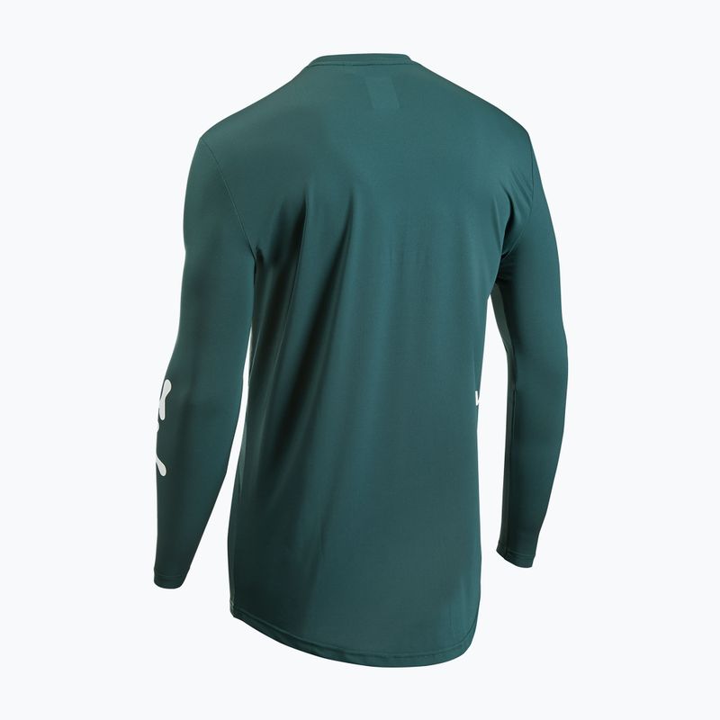 Férfi kerékpáros hosszú ujjú póló Northwave Xtrail petroleum/white 2