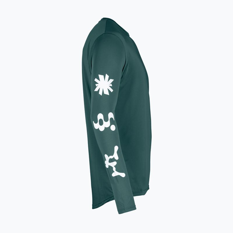 Férfi kerékpáros hosszú ujjú póló Northwave Xtrail petroleum/white 3