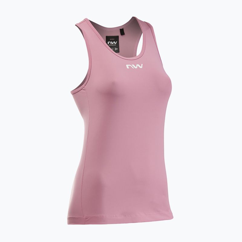 Női kerékpáros mez Northwave Essence dusty malva