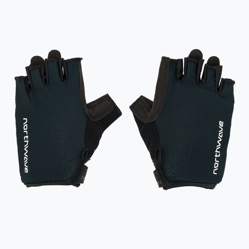 Férfi kerékpáros kesztyűk Northwave Active Max Short Finger black 2