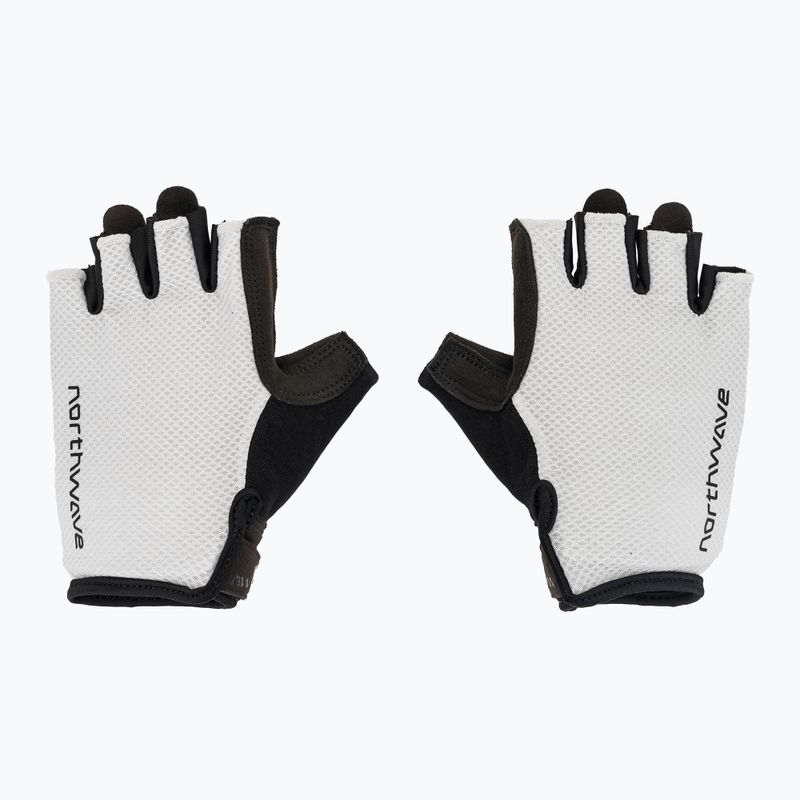 Férfi kerékpáros kesztyűk Northwave Active Max Short Finger light grey 2
