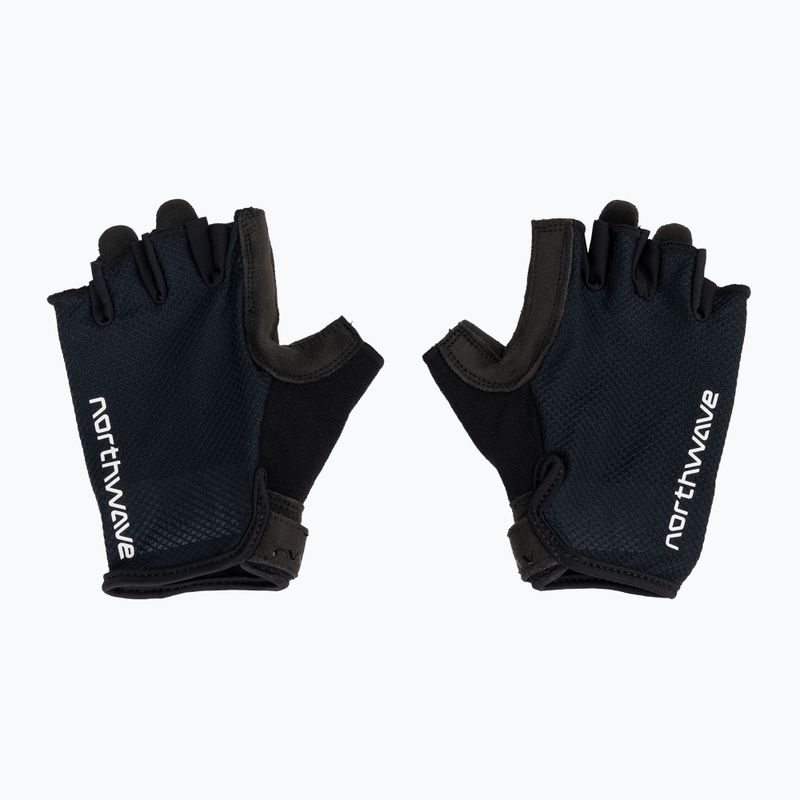Női kerékpáros kesztyűk Northwave Active Max Short Finger black 2