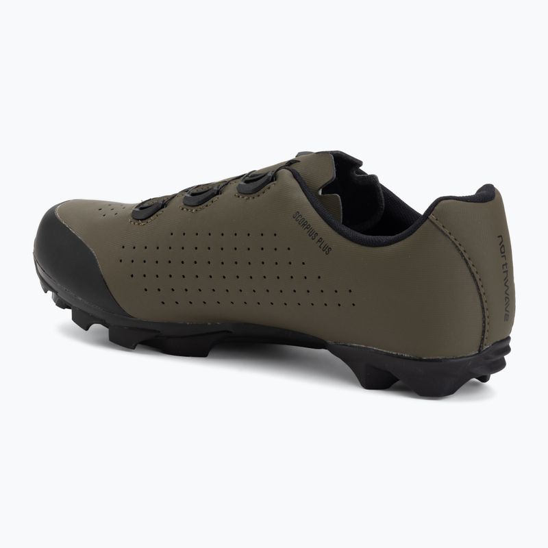 Férfi MTB kerékpáros cipő Northwave Scorpius Plus green forest/black 3