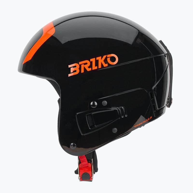 Gyerek sísisak Briko Vulcano FIS 6.8 JR shiny black/orange 4