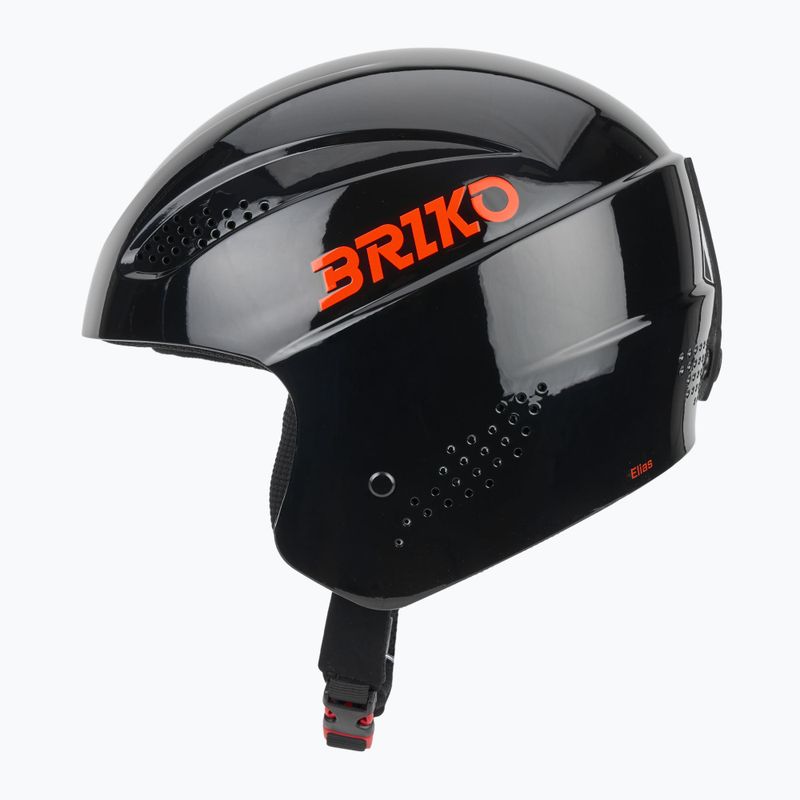 Gyerek sísisak Briko Elias Jr shiny black/orange 3