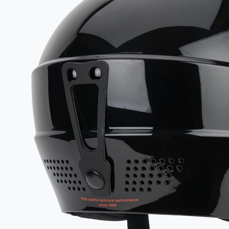 Gyerek sísisak Briko Elias Jr shiny black/orange 8