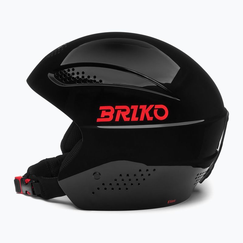 Gyerek sísisak Briko Elias Jr shiny black/orange