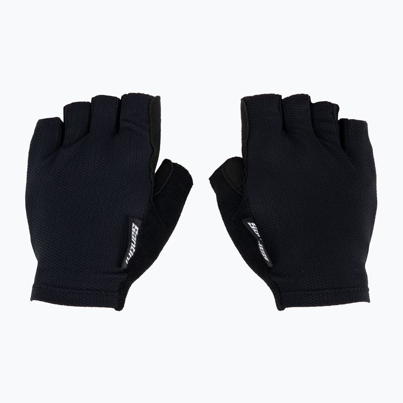 Santini Brisk kerékpáros kesztyű fekete SP367RCLBRISKNES