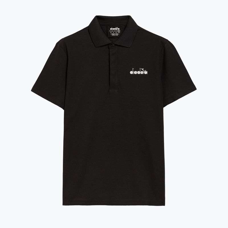 Férfi tenisz póló Diadora Statement Polo SS 80013 fekete DD-102.176856