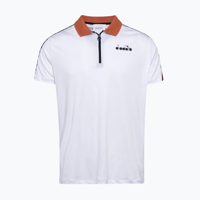 Férfi teniszpóló Diadora Challenge Polo SS 20002 fehér DD-102.176853