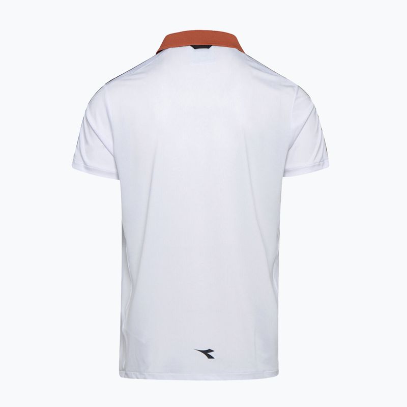 Férfi teniszpóló Diadora Challenge Polo SS 20002 fehér DD-102.176853 2