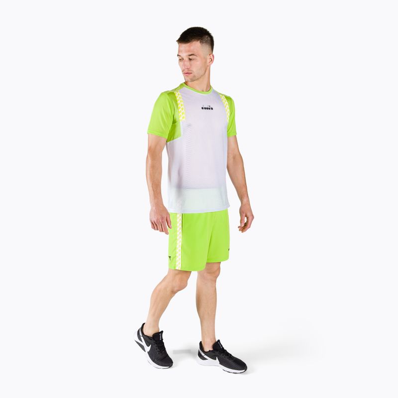 Férfi tenisz póló Diadora Clay SS 20002 fehér DD-102.176842 2