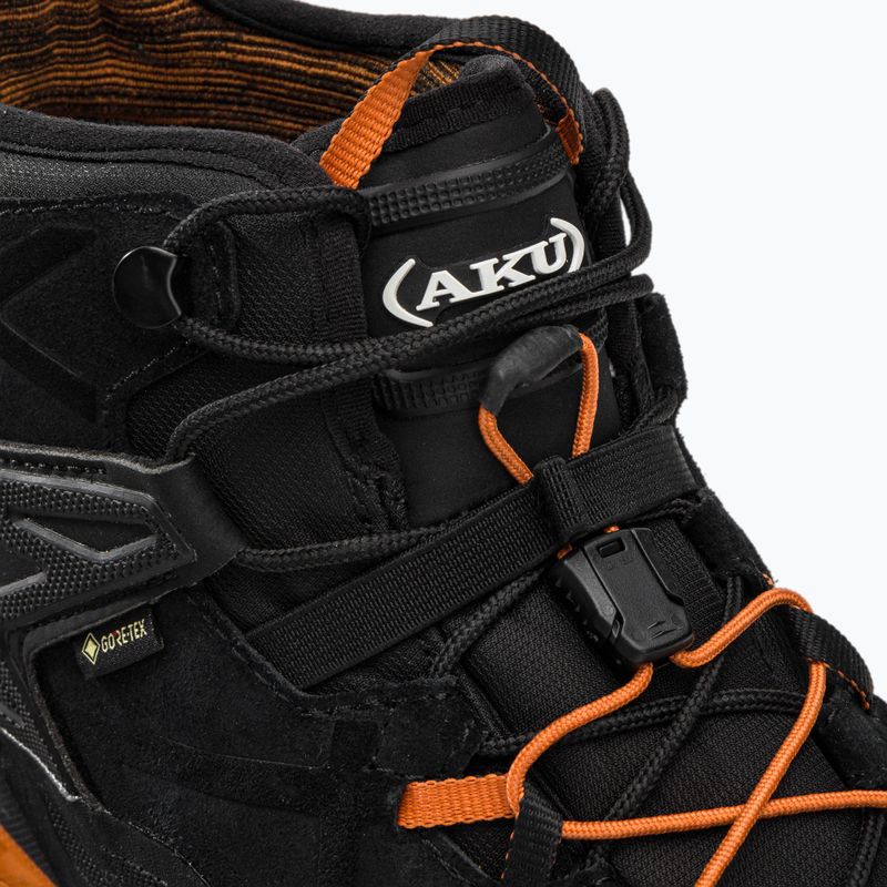 AKU Rock Dfs Mid GTX férfi túrabakancs fekete-narancs 718-108 9