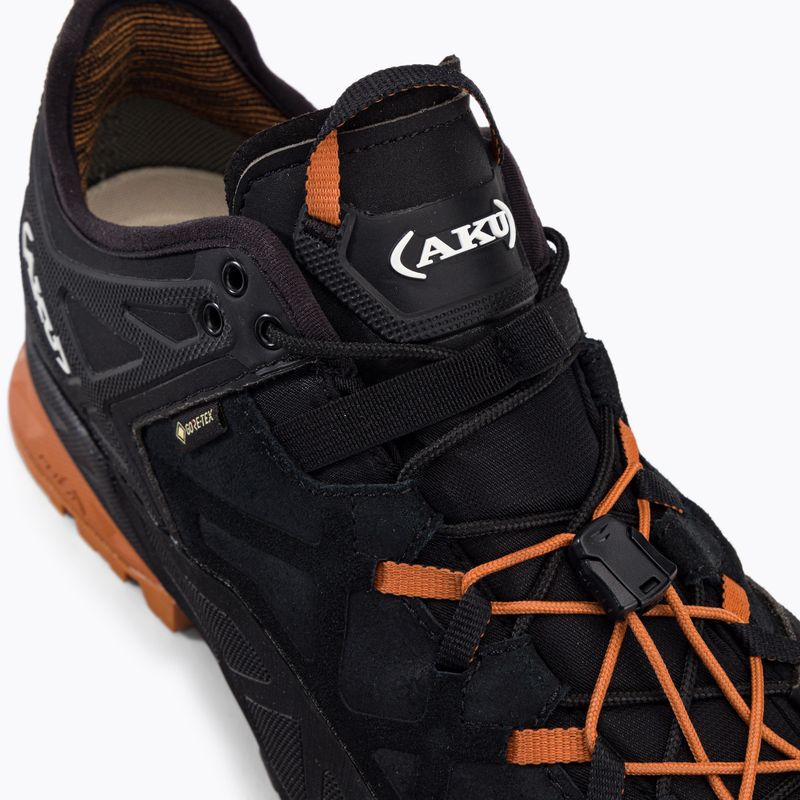 AKU Rock Dfs GTX férfi közelítő cipő fekete-narancs 722-108-7 10