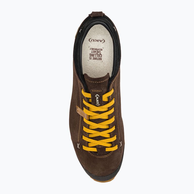 AKU Bellamont III Suede GTX barna-sárga férfi túracipő 504.3-222-7 6