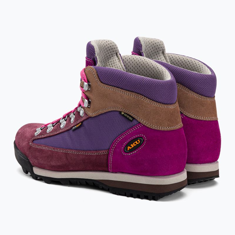 AKU Ultra Light Original GTX piros-lila női túracipő 365.20-589-4 3