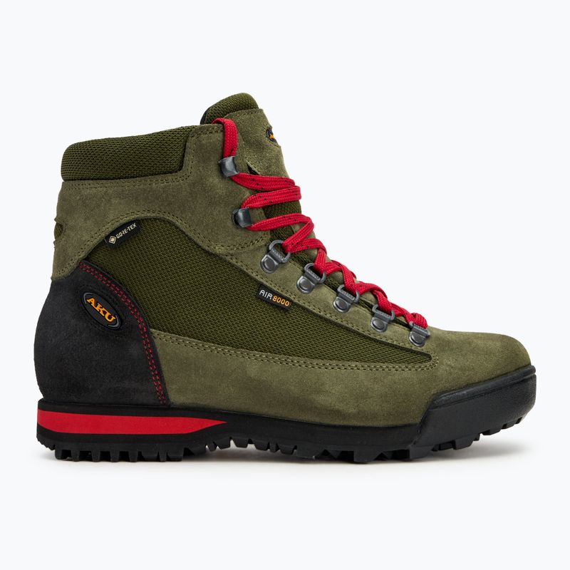 Férfi trekking cipő AKU Slope Micro GTX military green/red 2