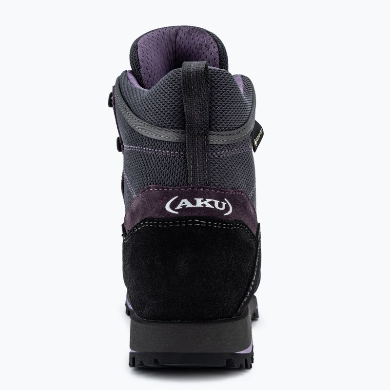 Női trekking cipő AKU Trekker Lite III Wide GTX anthracite/violet 6