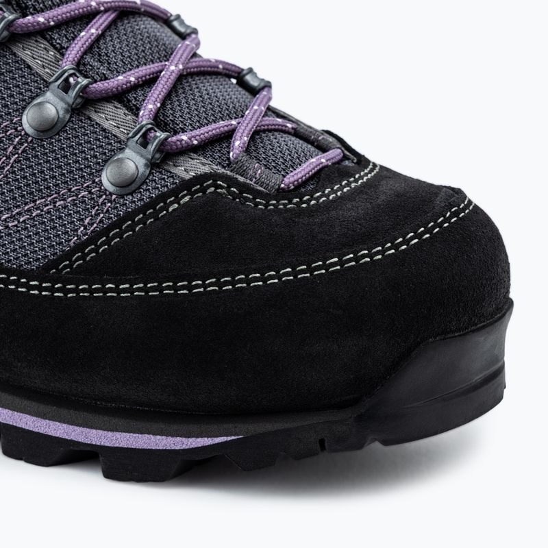 Női trekking cipő AKU Trekker Lite III Wide GTX anthracite/violet 7