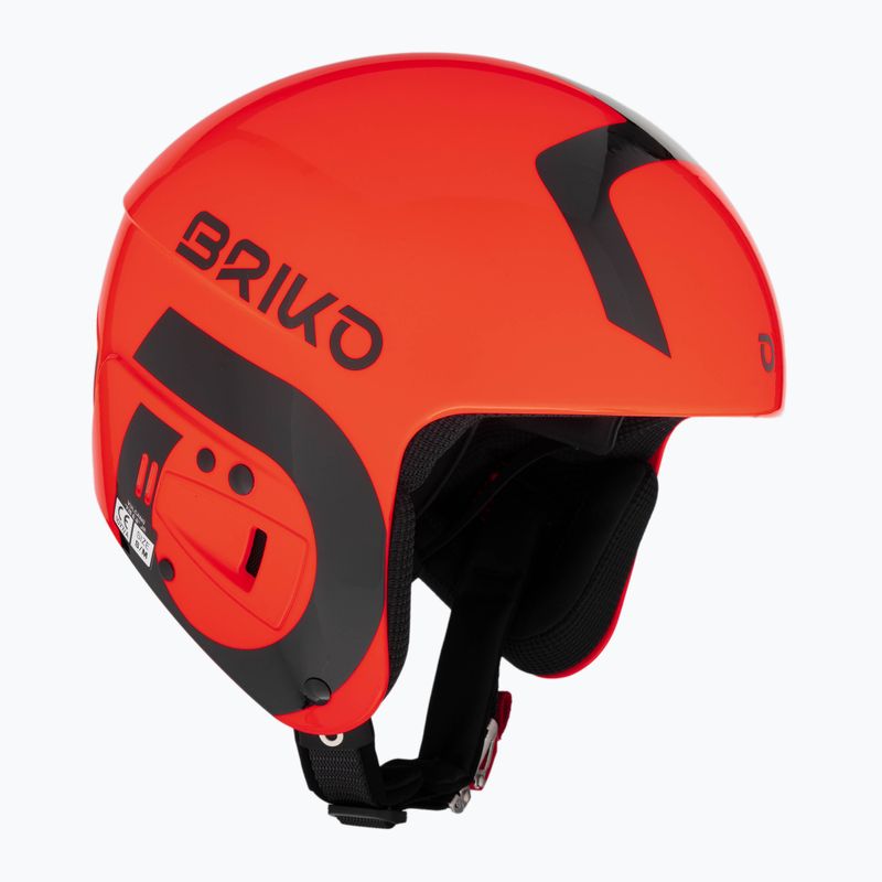 Gyermek síbukósisak Briko Vulcano FIS 6.8 JR fényes narancssárga/fekete