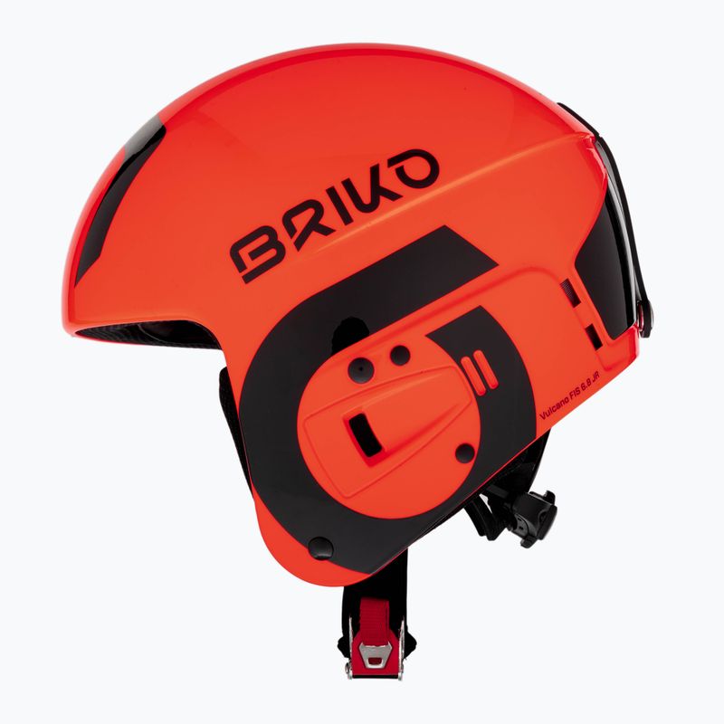 Gyermek síbukósisak Briko Vulcano FIS 6.8 JR fényes narancssárga/fekete 5