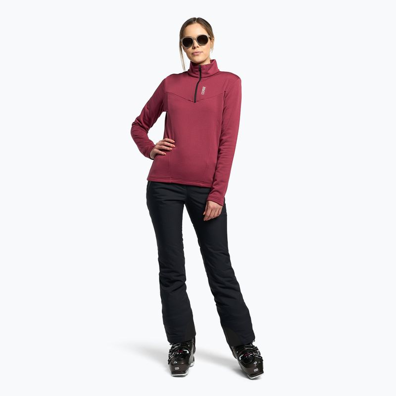 Női Colmar fleece pulóver bordó 9334-5WU 2