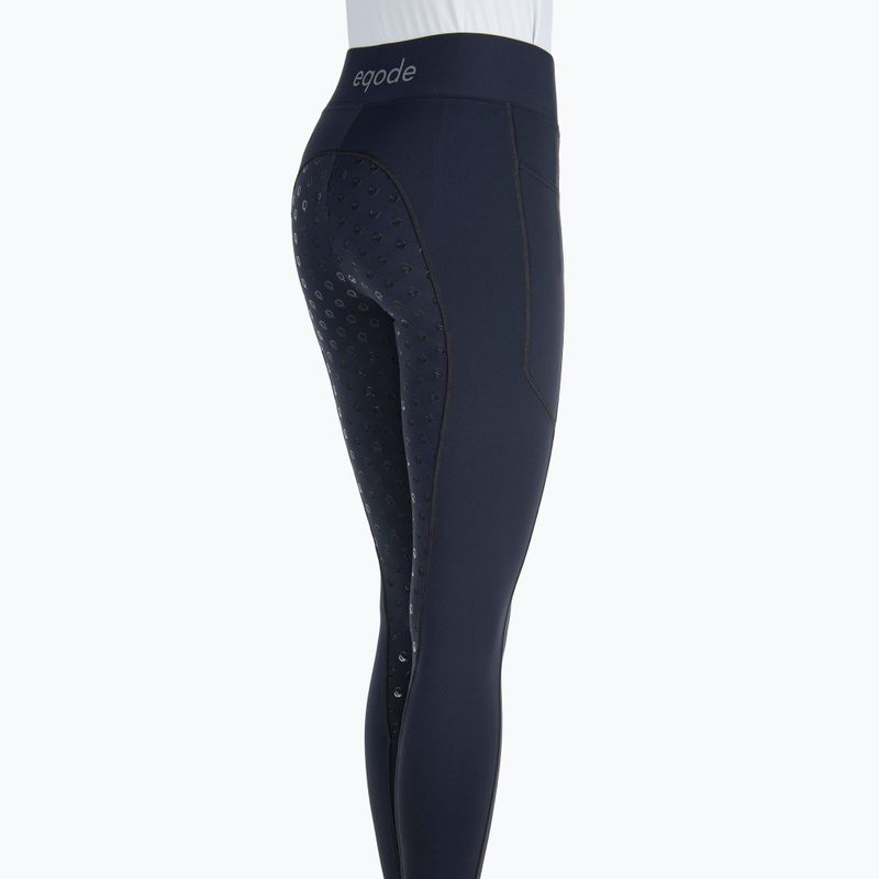 Női teljes szárú lovagló leggings Eqode by Equiline Dodie navy blue N56001 2