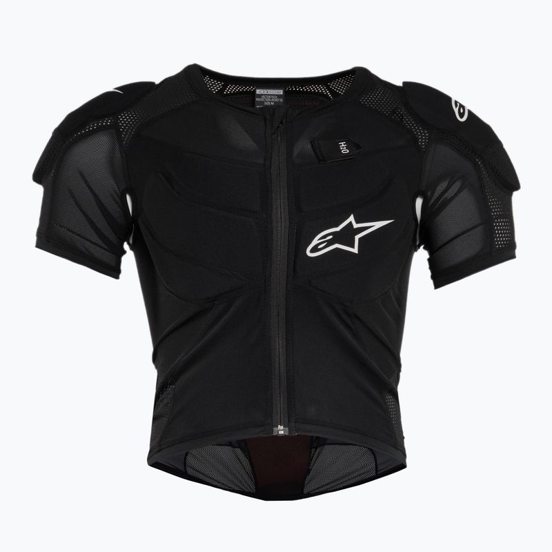 Férfi kerékpáros páncél Alpinestars Vector Tech Jacket SS fekete 1656519/10