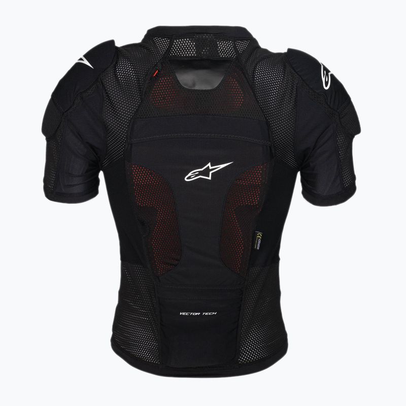 Férfi kerékpáros páncél Alpinestars Vector Tech Jacket SS fekete 1656519/10 2