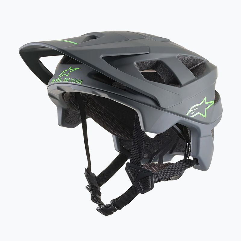 Kerékpáros sisak Alpinestars Vector Pro Atom szürke 8703019/9319 9
