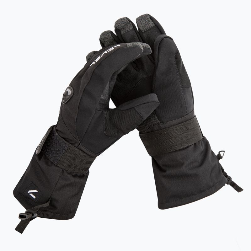 Férfi snowboard kesztyű Level Fly fekete 1031