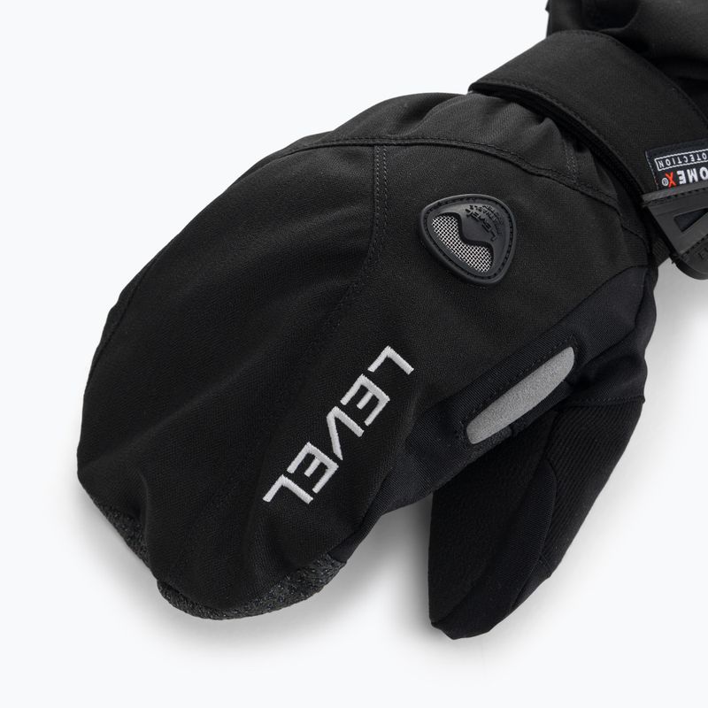Férfi snowboard kesztyű Level Fly Mitt black 4