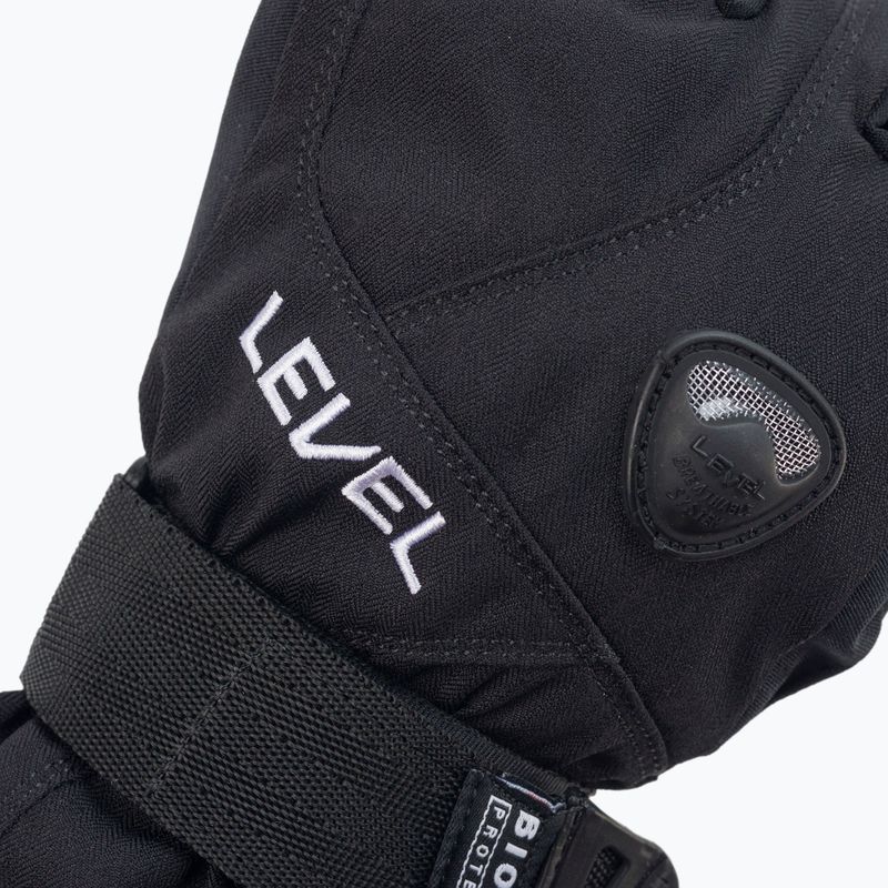 Gyermek snowboard kesztyű Level Fly fekete 4001JG.01 4
