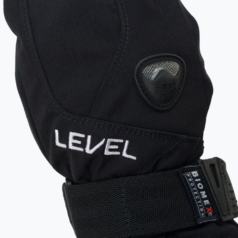 Gyermek snowboard kesztyű Level Fly Mitt fekete 4001JM.01 4