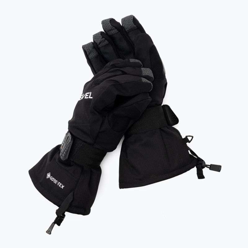 Férfi snowboard kesztyű Level Half Pipe Gore Tex fekete 1011