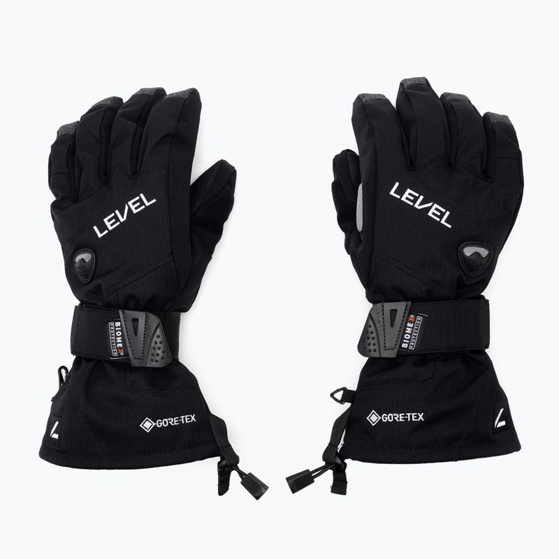 Férfi snowboard kesztyű Level Half Pipe Gore Tex fekete 1011 2
