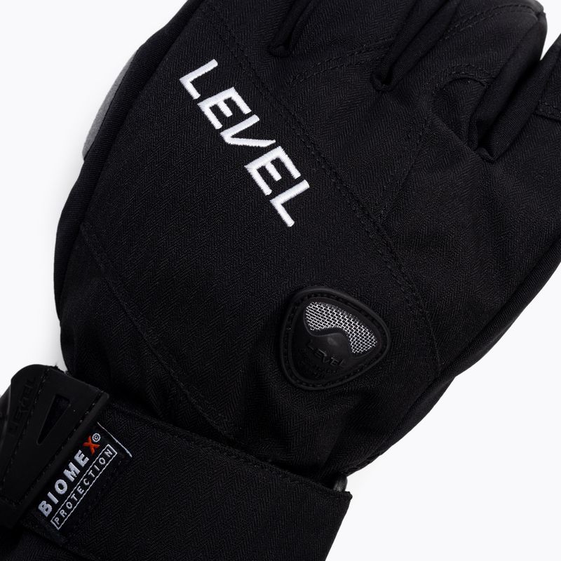 Férfi snowboard kesztyű Level Half Pipe Gore Tex fekete 1011 5