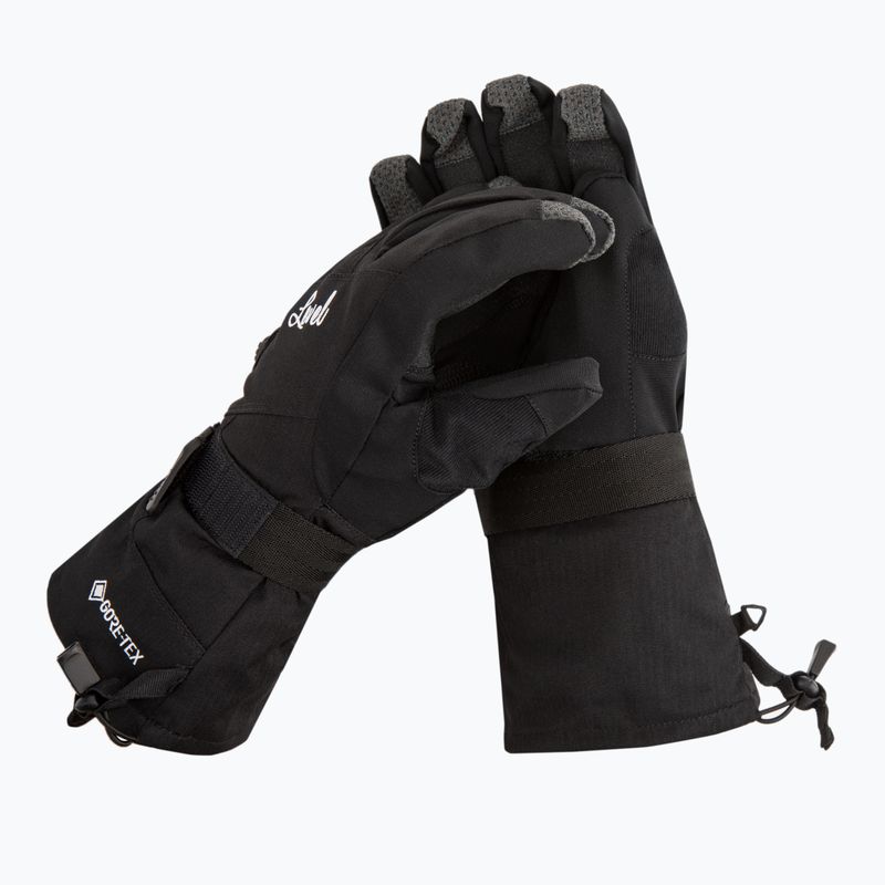 Női snowboard kesztyű Level Half Pipe Gore Tex fekete 1021