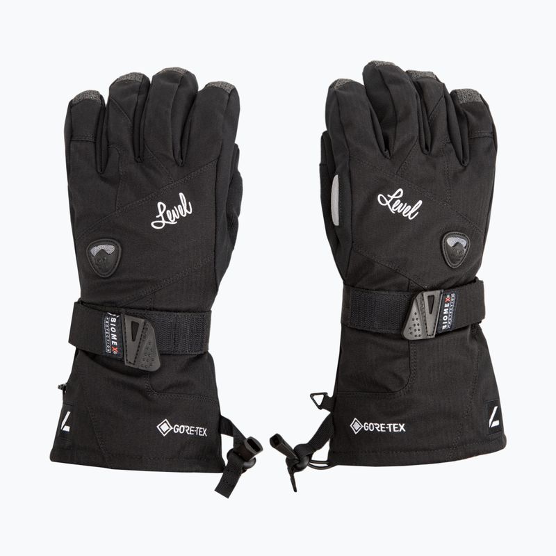 Női snowboard kesztyű Level Half Pipe Gore Tex fekete 1021 3
