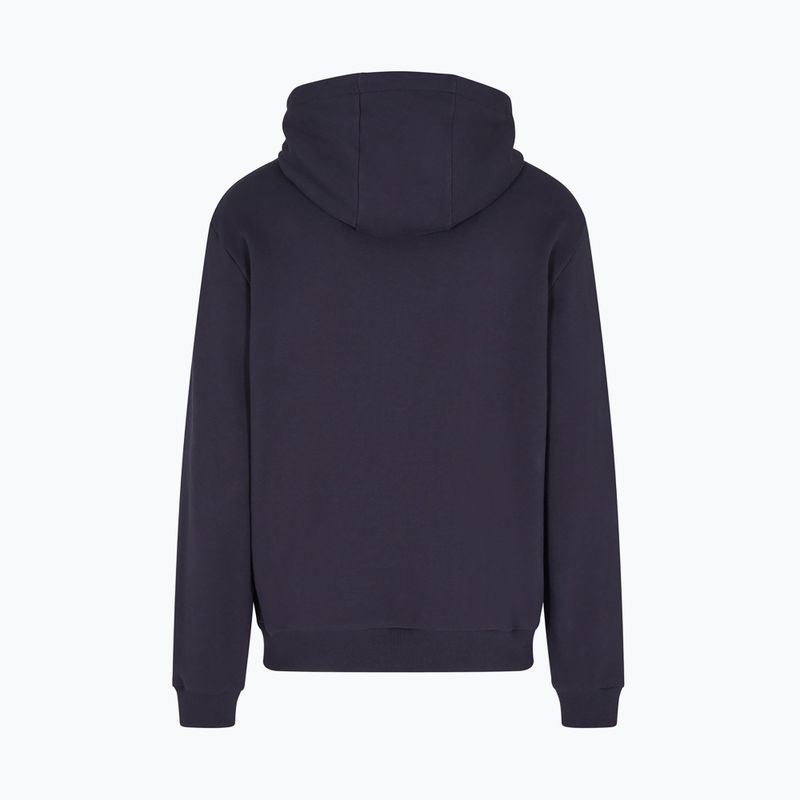 Férfi EA7 Emporio Armani Train Logo Series Big Logo Hoodie armani kék 2